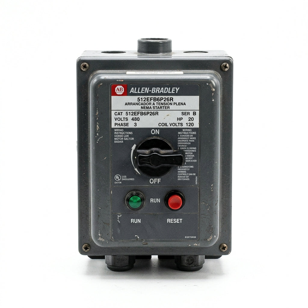 ALLEN-BRADLEY 512EFB6P26R ARRANCADORES A TENSION PLENA