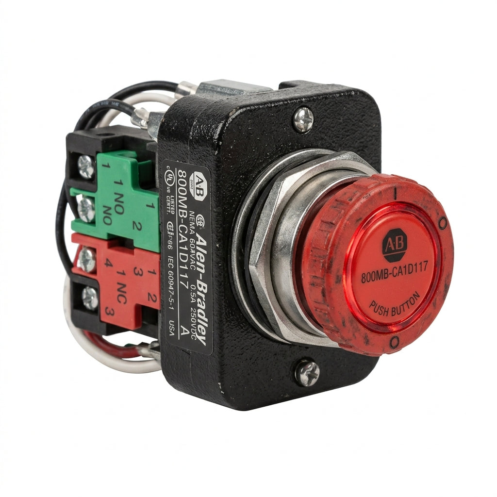 ALLEN-BRADLEY 800MB-CA1D117 BOTONES PULSADORES BOTONERAS Y ACCESORIOS
