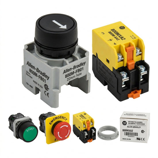 ALLEN-BRADLEY 800MXA2 BOTONES PULSADORES BOTONERAS Y ACCESORIOS