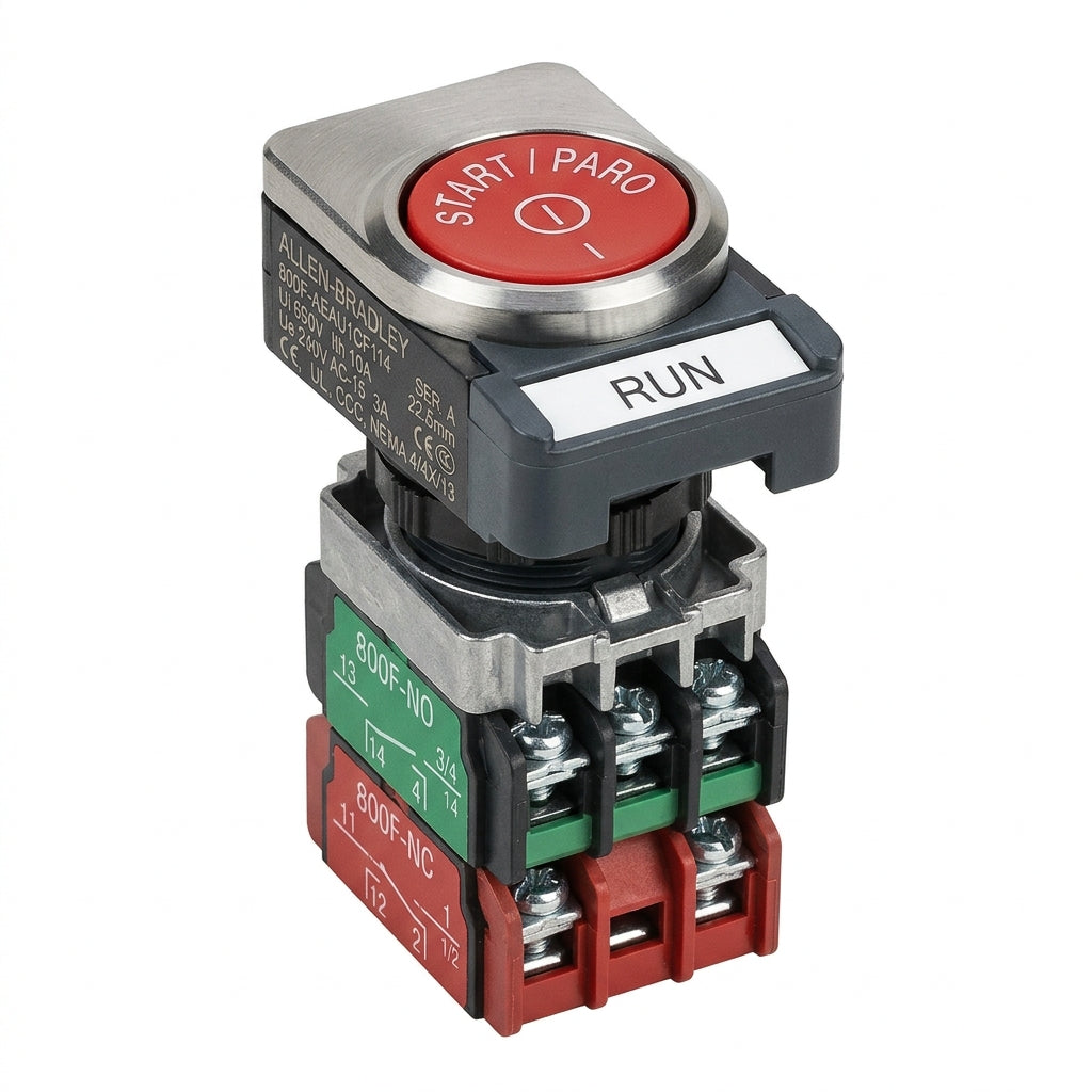 ALLEN-BRADLEY 800F-AEAU1CF114 BOTONES PULSADORES BOTONERAS Y ACCESORIOS