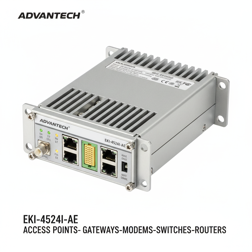 ADVANTECH EKI-4524I-AE ACCESS POINTS- GATEWAYS-MODEMS-SWITCHES-ROUTERS