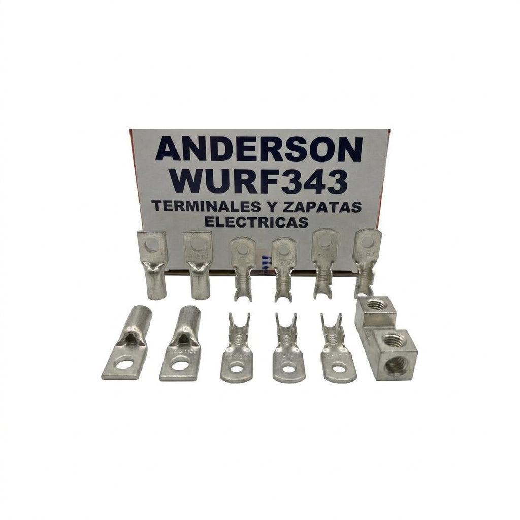 ANDERSON WURF343 TERMINALES Y ZAPATAS ELECTRICAS