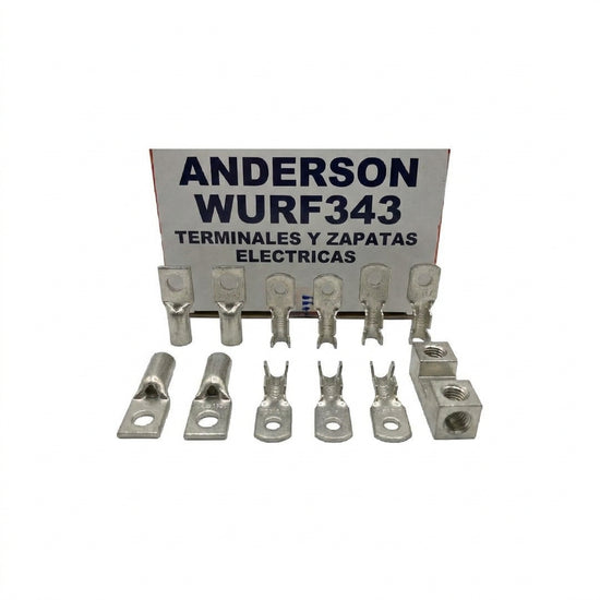 ANDERSON WURF343 TERMINALES Y ZAPATAS ELECTRICAS
