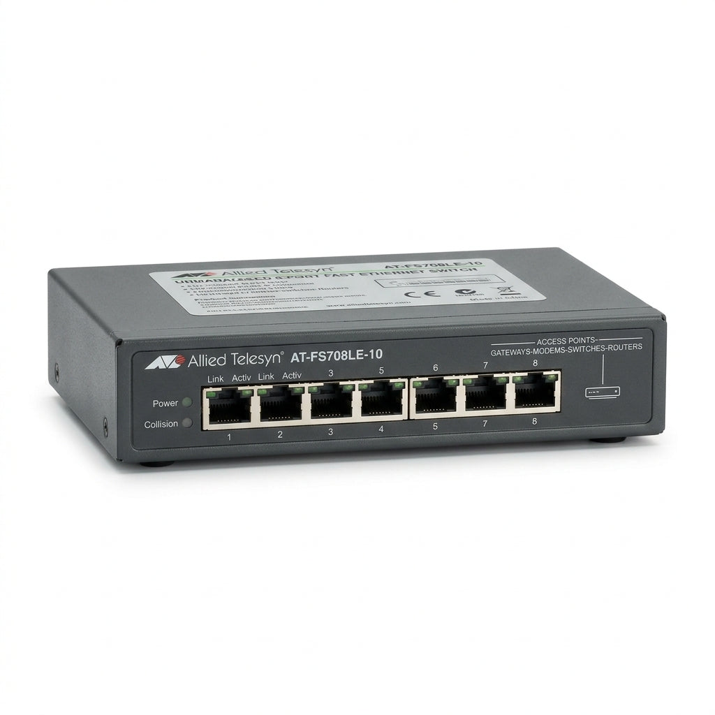 ALLIED-TELESYN AT-FS708LE-10 ACCESS POINTS- GATEWAYS-MODEMS-SWITCHES-ROUTERS