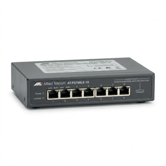 ALLIED-TELESYN AT-FS708LE-10 ACCESS POINTS- GATEWAYS-MODEMS-SWITCHES-ROUTERS