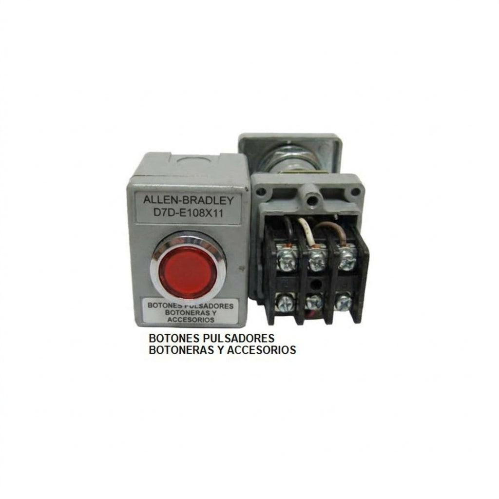 ALLEN-BRADLEY D7D-E108X11 BOTONES PULSADORES BOTONERAS Y ACCESORIOS