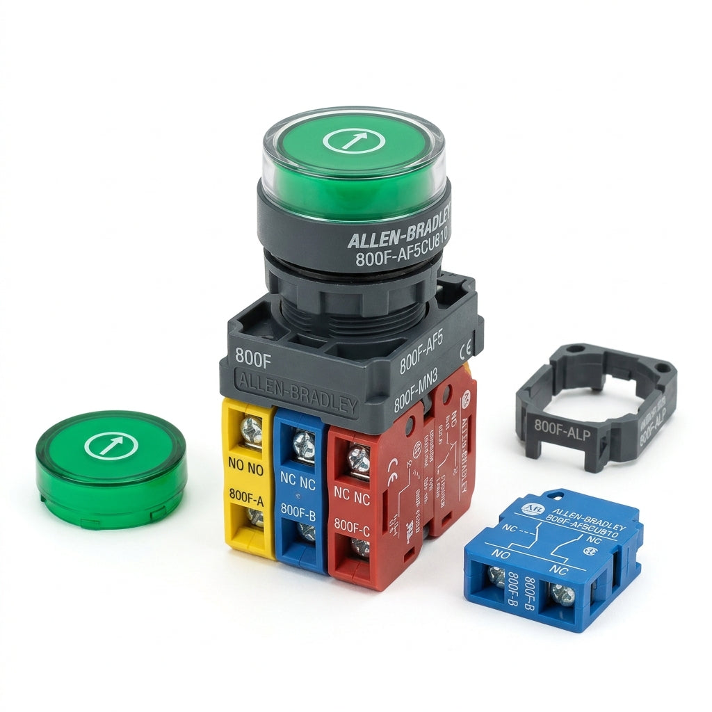 ALLEN-BRADLEY 800F-AF5CU810 BOTONES PULSADORES BOTONERAS Y ACCESORIOS