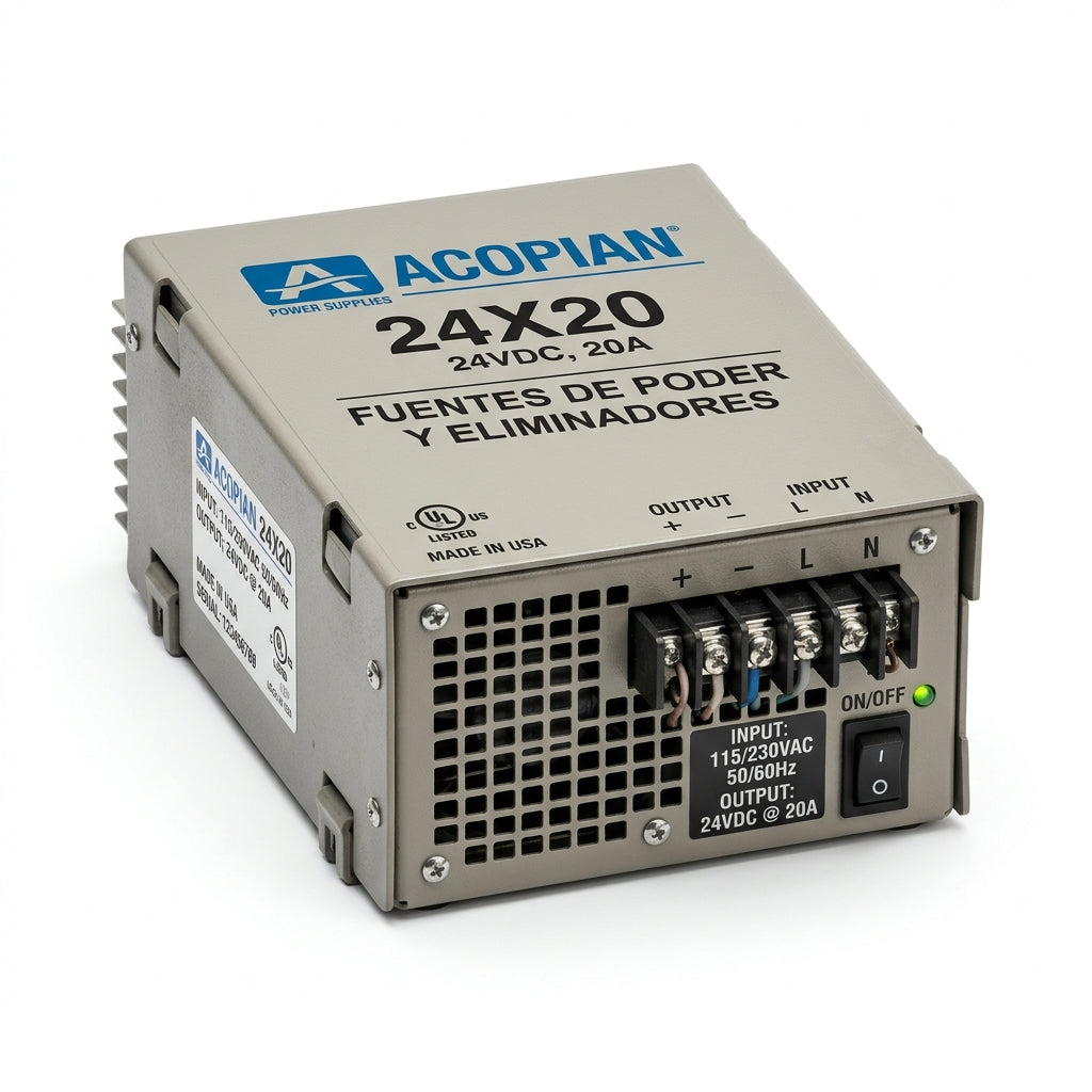 ACOPIAN 24X20 FUENTES DE PODER Y ELIMINADORES