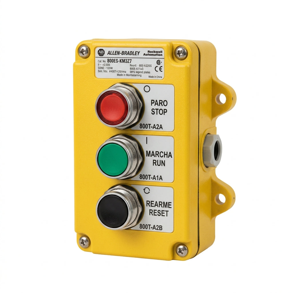 ALLEN-BRADLEY 800ES-KM3Z7 BOTONES PULSADORES BOTONERAS
