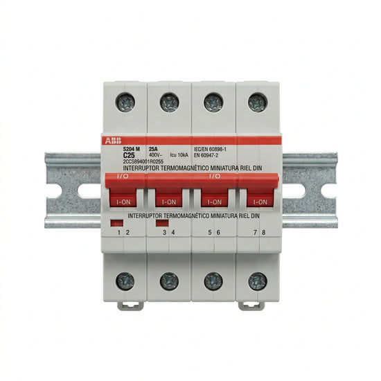 ABB 2CCS894001R0255 INTERRUPTORES TERMOMAGNETICOS MINIATURA RIEL DIN