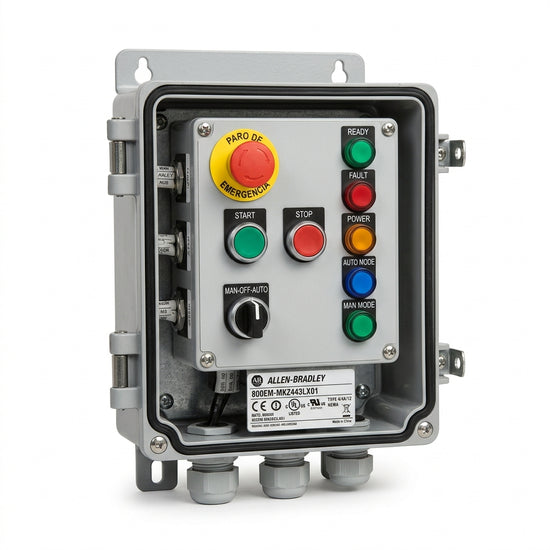 ALLEN-BRADLEY 800EM-MKZ443LX01 BOTONES PULSADORES BOTONERAS