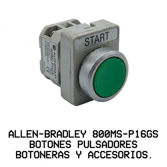 ALLEN-BRADLEY 800MS-P16GS BOTONES PULSADORES BOTONERAS Y ACCESORIOS
