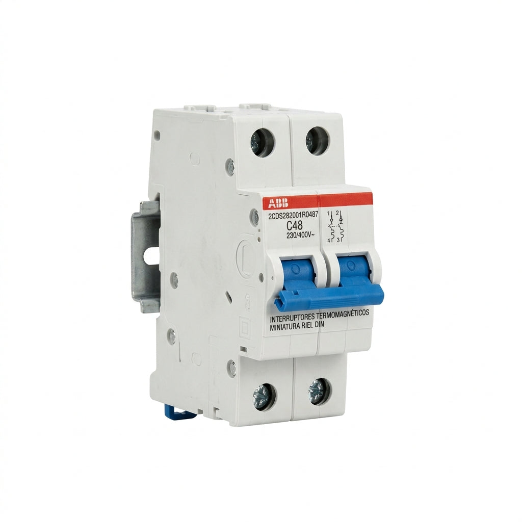 ABB 2CDS282001R0487 INTERRUPTORES TERMOMAGNETICOS MINIATURA RIEL DIN