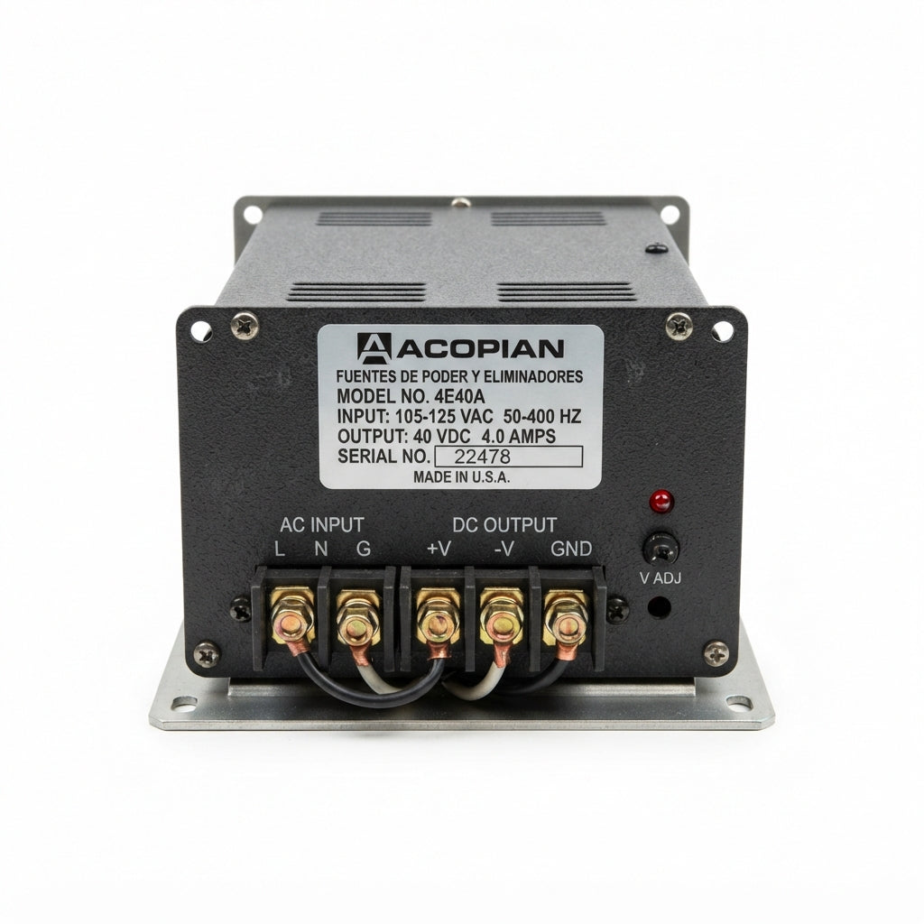 ACOPIAN 4E40A FUENTES DE PODER Y ELIMINADORES