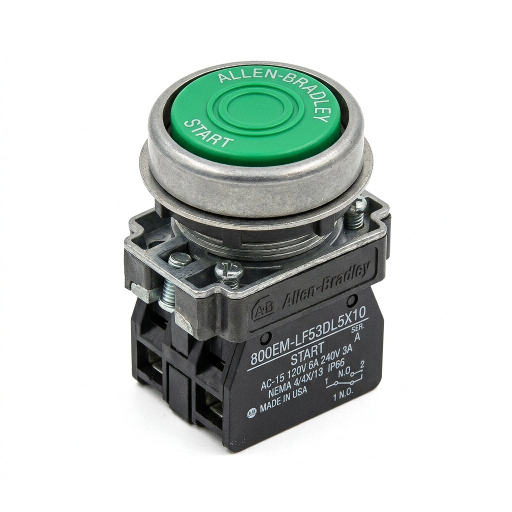 ALLEN-BRADLEY 800EM-LF53DL5X10 BOTONES PULSADORES BOTONERAS Y ACCESORIOS