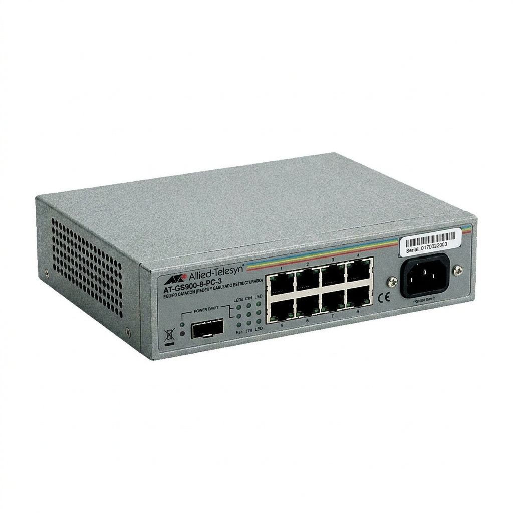 ALLIED-TELESYN AT-GS900-8-PC-3 EQUIPO DATACOM (REDES Y CABLEADO ESTRUCTURADO)