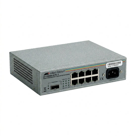 ALLIED-TELESYN AT-GS900-8-PC-3 EQUIPO DATACOM (REDES Y CABLEADO ESTRUCTURADO)