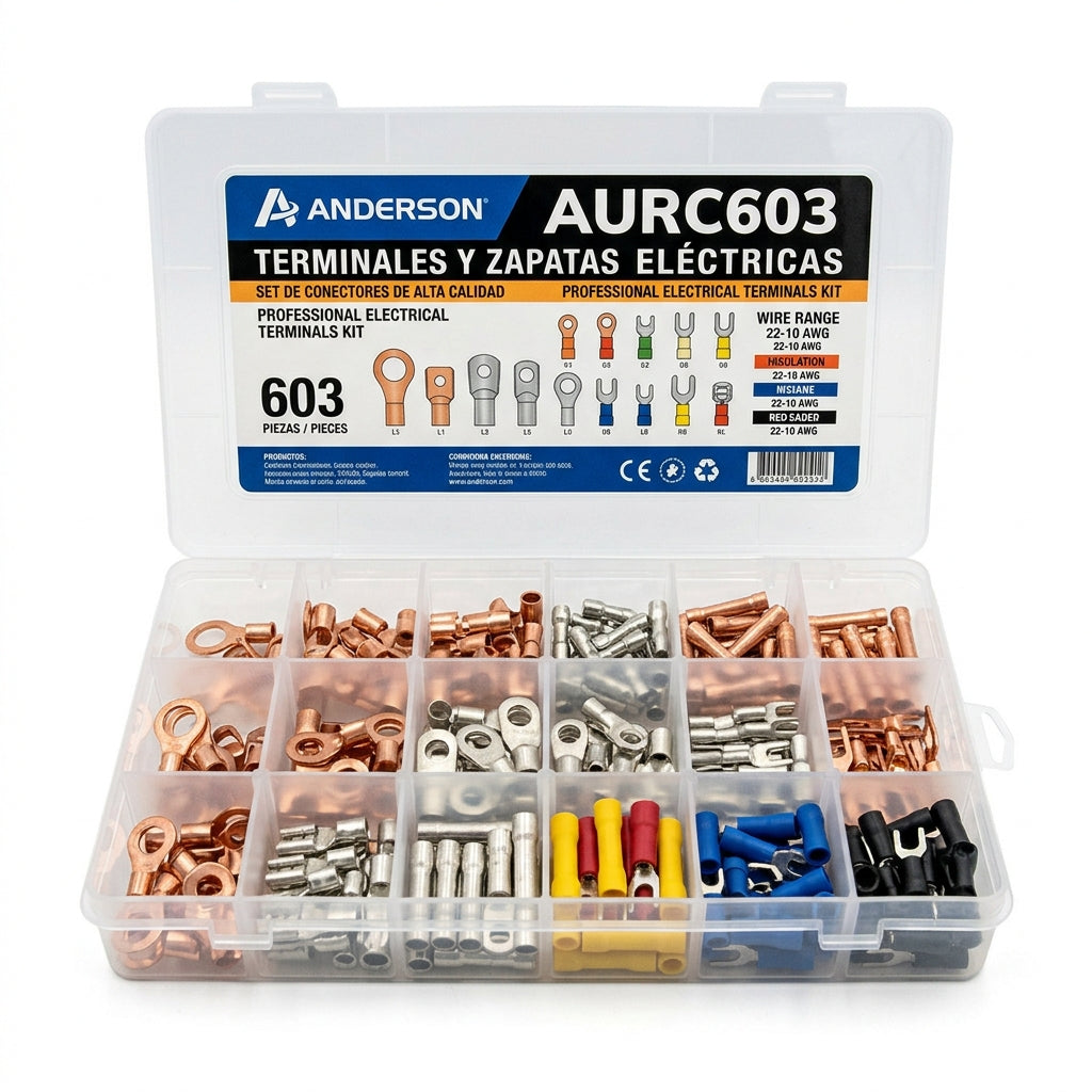 ANDERSON AURC603 TERMINALES Y ZAPATAS ELECTRICAS