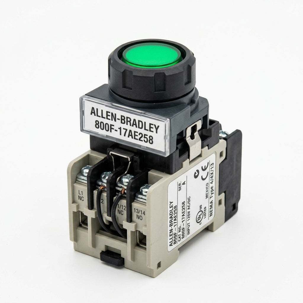ALLEN-BRADLEY 800F-17AE258 BOTONES PULSADORES BOTONERAS Y ACCESORIOS