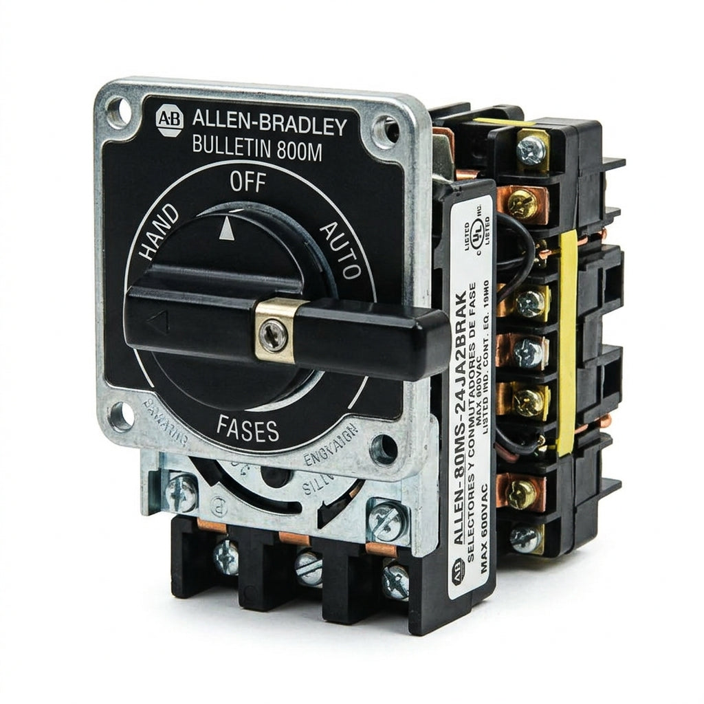 ALLEN-BRADLEY 800MS-24JA2BRAK SELECTORES Y CONMUTADORES DE FASE - LEVAS