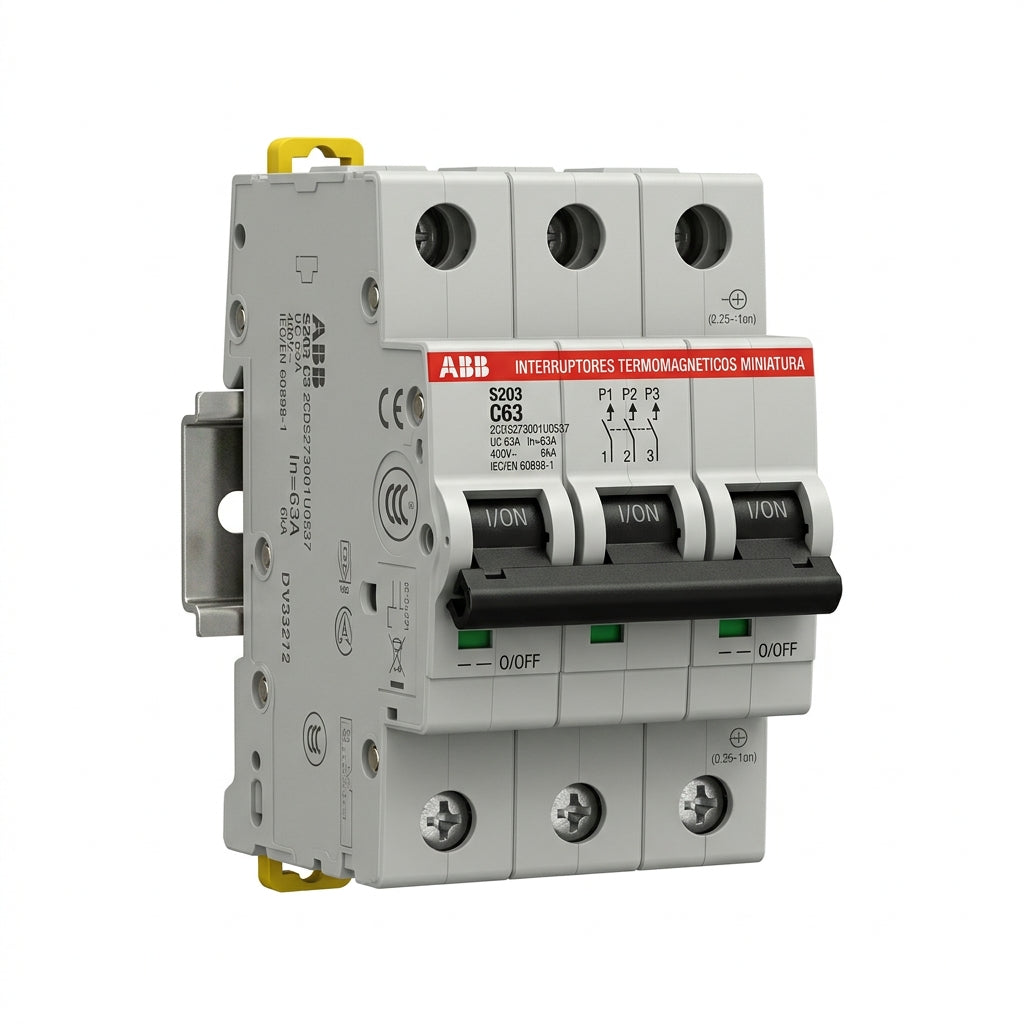 ABB 2CDS273001U0537 INTERRUPTORES TERMOMAGNETICOS MINIATURA RIEL DIN