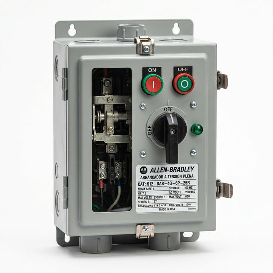 ALLEN-BRADLEY 512-DAB-4G-6P-25R ARRANCADORES A TENSION PLENA