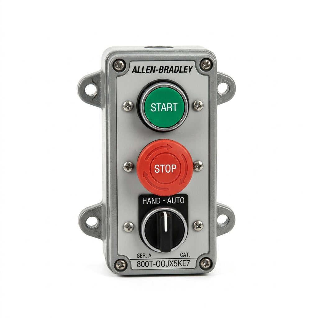 ALLEN-BRADLEY 800T-OOJX5KE7 BOTONES PULSADORES BOTONERAS Y ACCESORIOS