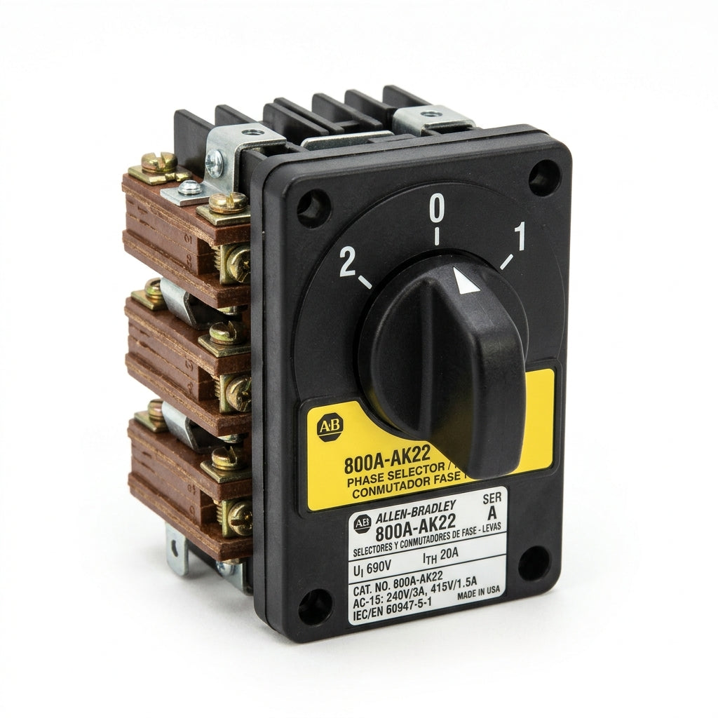ALLEN-BRADLEY 800A-AK22 SELECTORES Y CONMUTADORES DE FASE - LEVAS