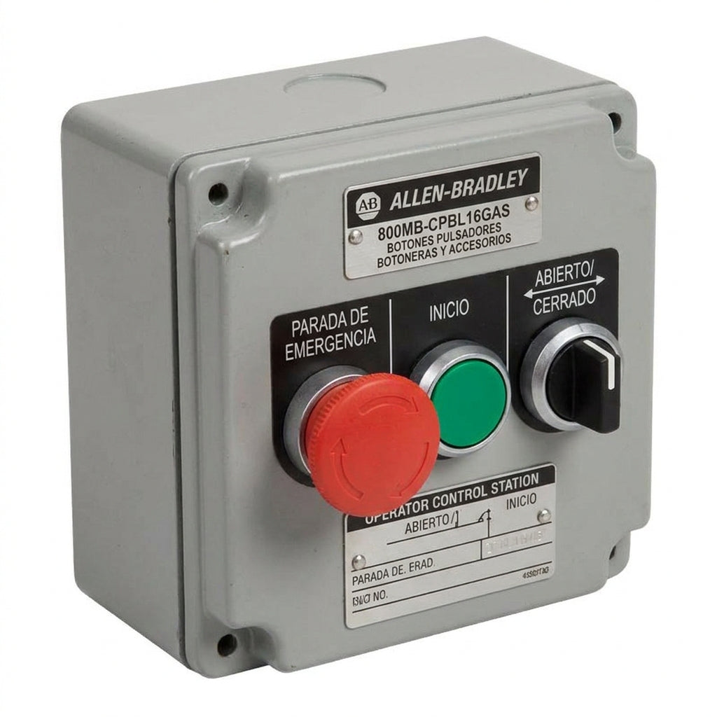 ALLEN-BRADLEY 800MB-CPBL16GAS BOTONES PULSADORES BOTONERAS Y ACCESORIOS