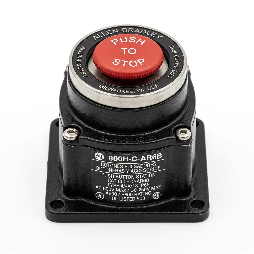 ALLEN-BRADLEY 800H-C-AR6B BOTONES PULSADORES BOTONERAS Y ACCESORIOS