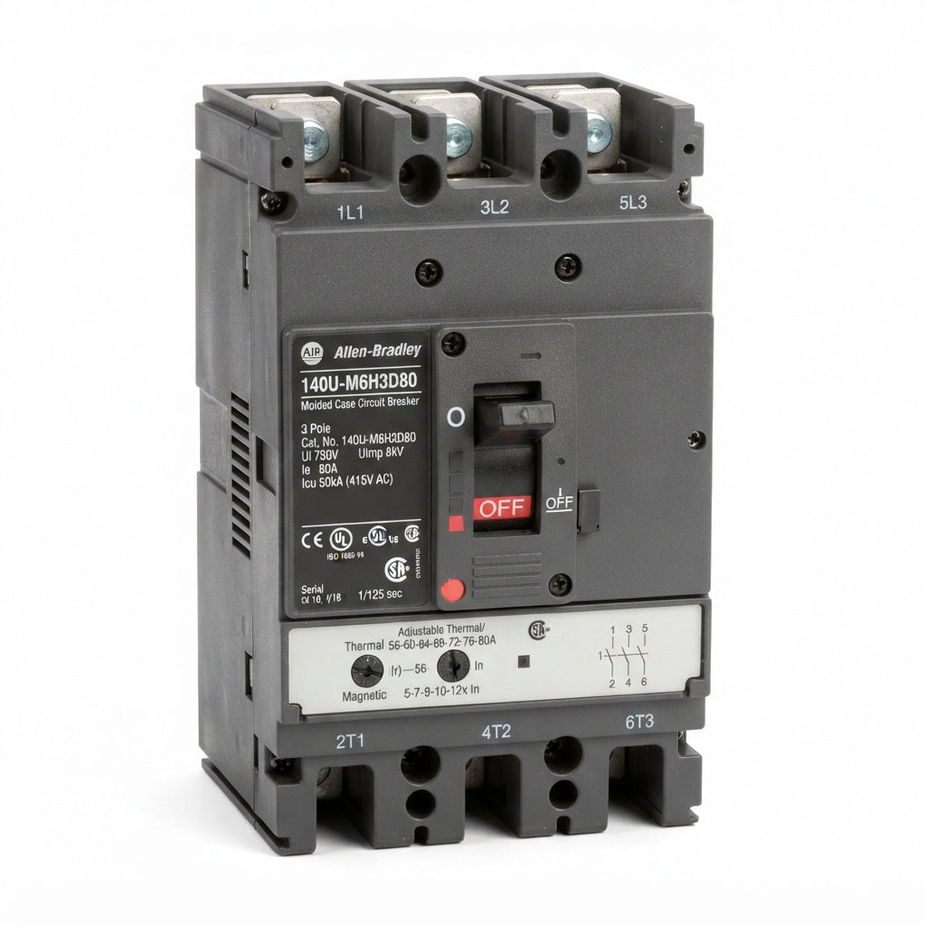 ALLEN-BRADLEY 140U-M6H3D80 INTERRUPTORES TERMOMAGNETICOS EN CAJA MOLDEADA