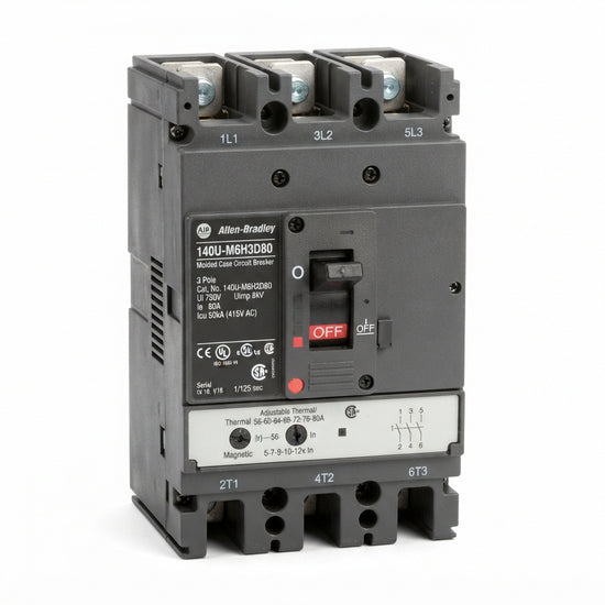 ALLEN-BRADLEY 140U-M6H3D80 INTERRUPTORES TERMOMAGNETICOS EN CAJA MOLDEADA