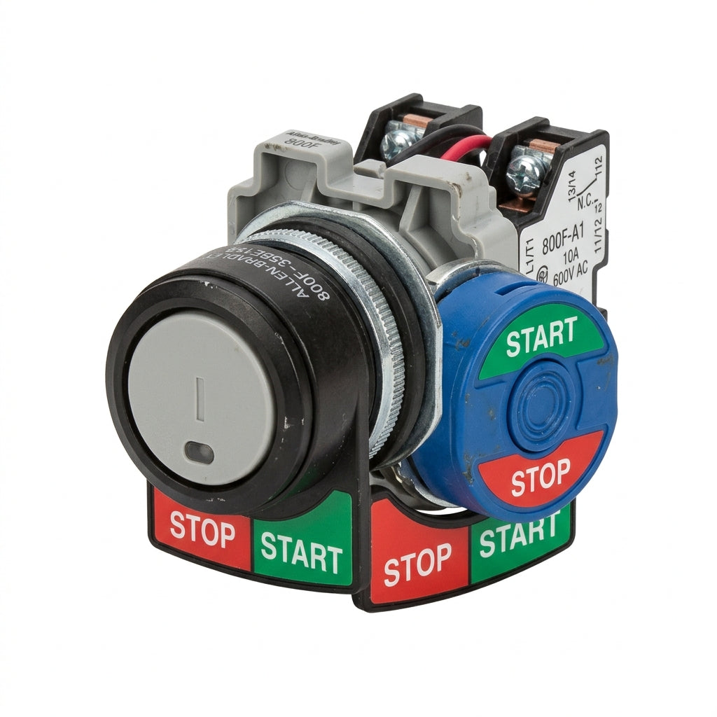 ALLEN-BRADLEY 800F-35BE158 BOTONES PULSADORES BOTONERAS Y ACCESORIOS
