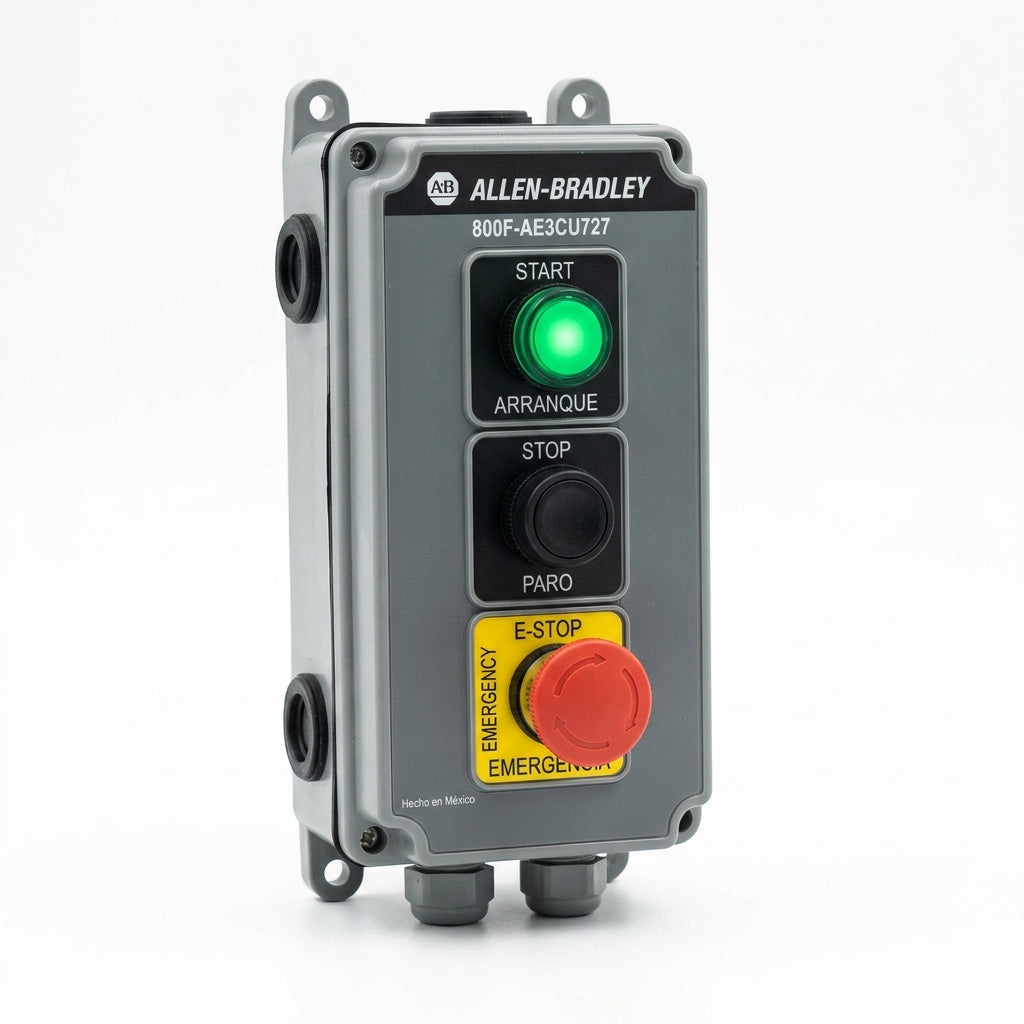 ALLEN-BRADLEY 800F-AE3CU727 BOTONES PULSADORES BOTONERAS Y ACCESORIOS