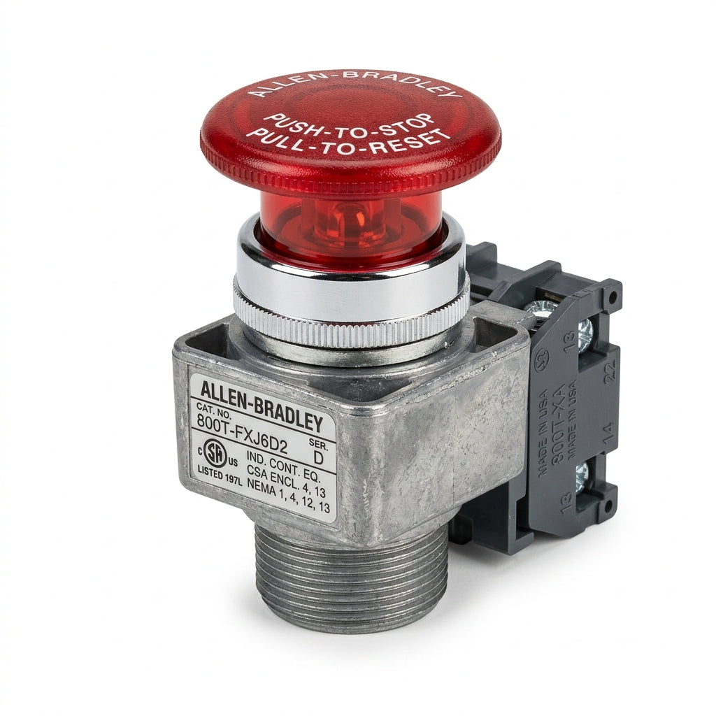 ALLEN-BRADLEY 800T-FXJ6D2 BOTONES PULSADORES BOTONERAS Y ACCESORIOS