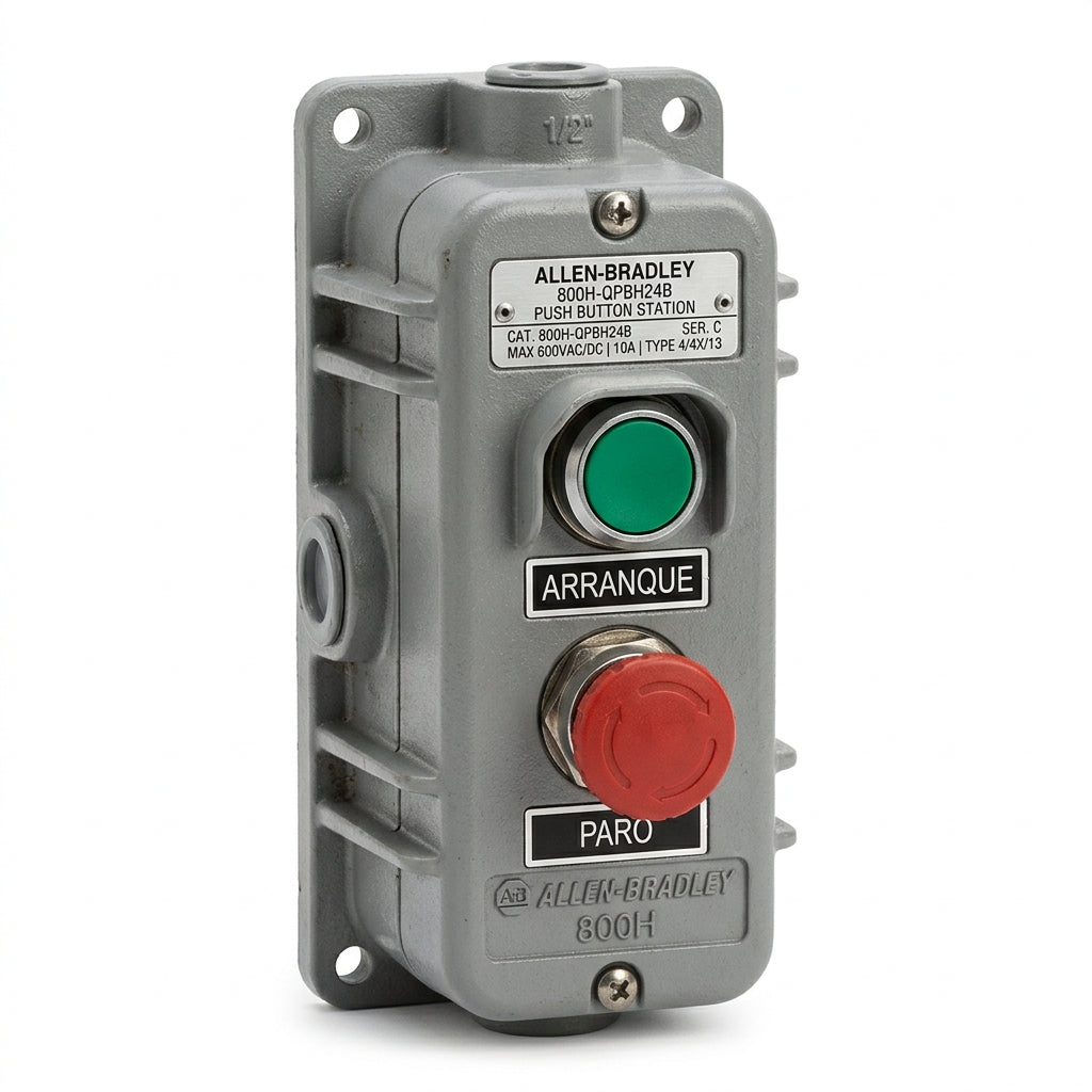 ALLEN-BRADLEY 800H-QPBH24B BOTONES PULSADORES BOTONERAS Y ACCESORIOS