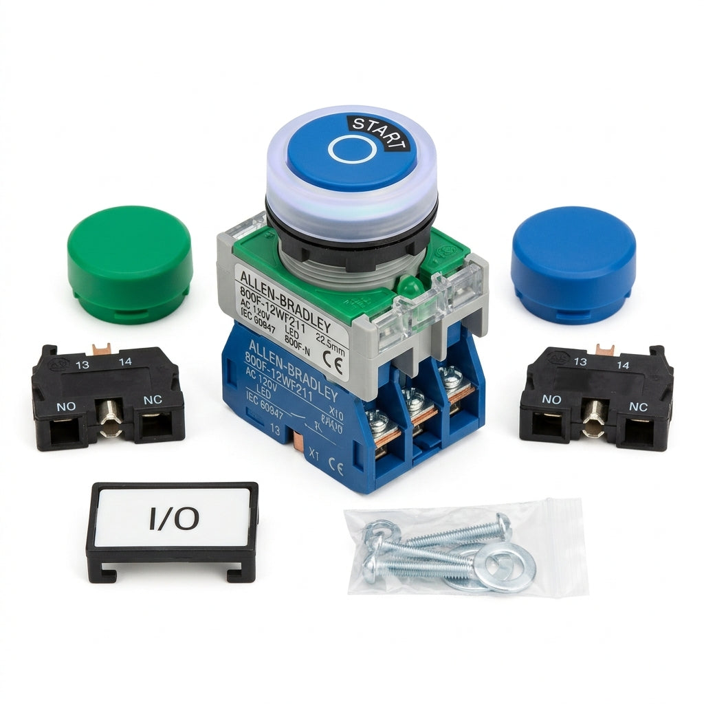 ALLEN-BRADLEY 800F-12WF211 BOTONES PULSADORES BOTONERAS Y ACCESORIOS