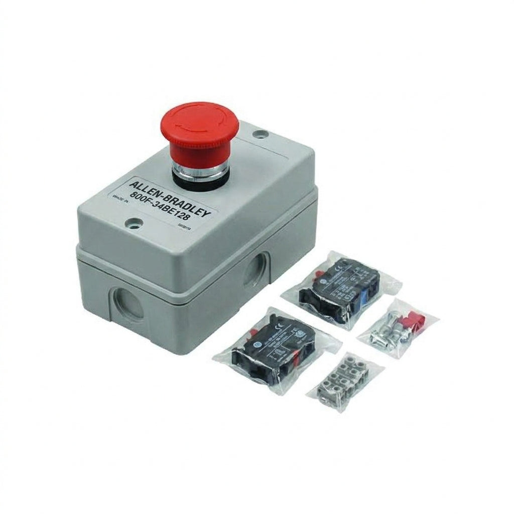 ALLEN-BRADLEY 800F-34BE128 BOTONES PULSADORES BOTONERAS Y ACCESORIOS