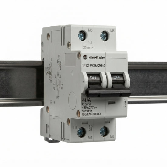 ALLEN-BRADLEY 1492MCBA2H40 INTERRUPTORES TERMOMAGNETICOS MINIATURA RIEL DIN