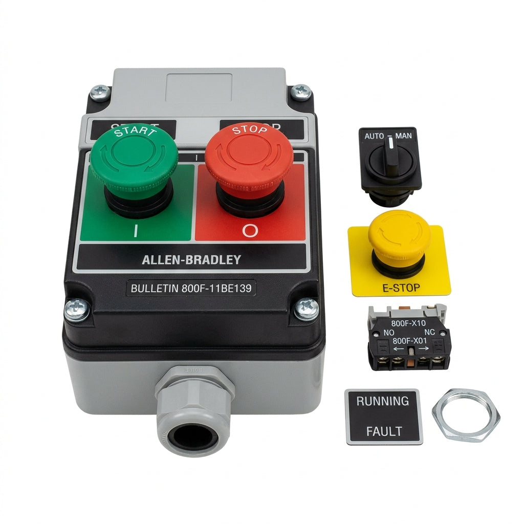 ALLEN-BRADLEY 800F-11BE139 BOTONES PULSADORES BOTONERAS Y ACCESORIOS