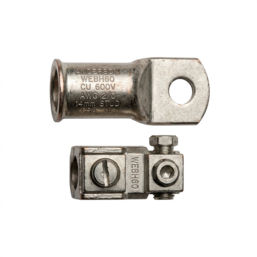 ANDERSON WEBH60 TERMINALES Y ZAPATAS ELECTRICAS