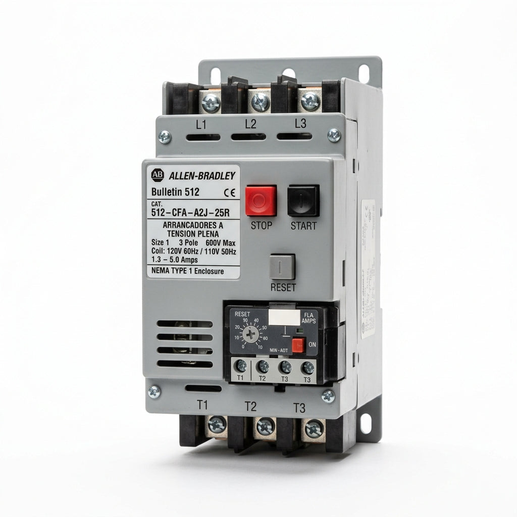 ALLEN-BRADLEY 512-CFA-A2J-25R ARRANCADORES A TENSION PLENA