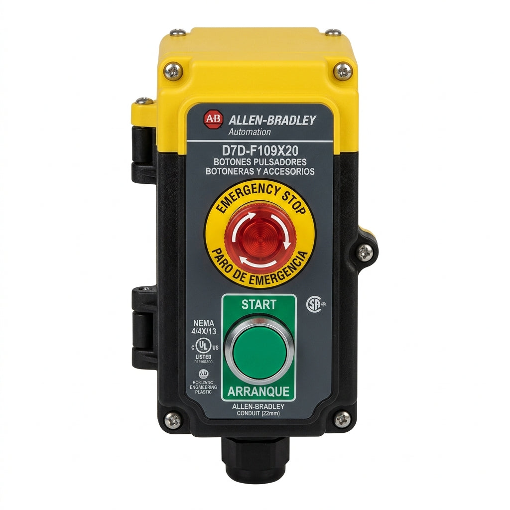 ALLEN-BRADLEY D7D-F109X20 BOTONES PULSADORES BOTONERAS Y ACCESORIOS