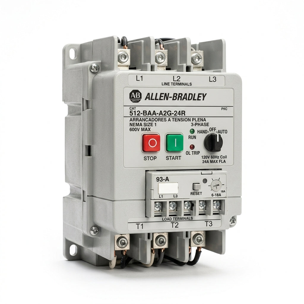 ALLEN-BRADLEY 512-BAA-A2G-24R ARRANCADORES A TENSION PLENA