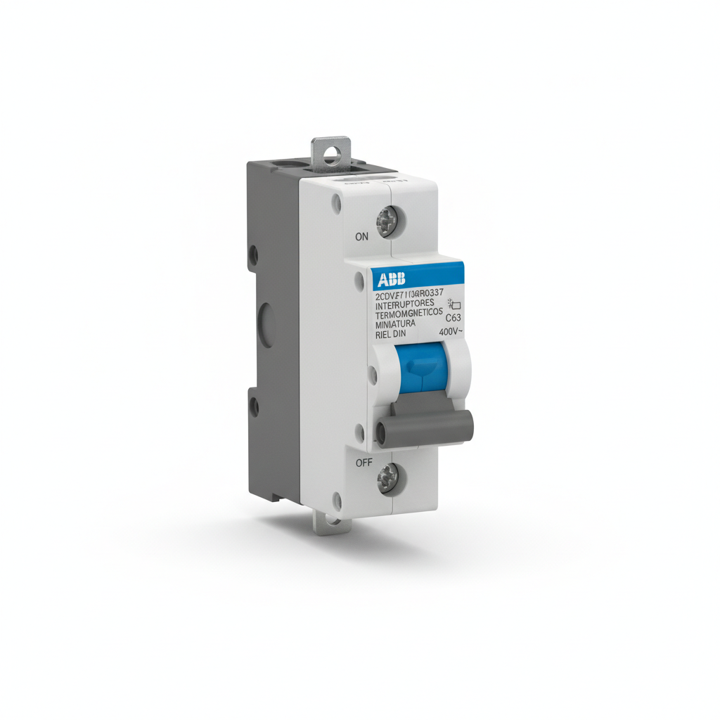 ABB 2CDV271106R0337 INTERRUPTORES TERMOMAGNETICOS MINIATURA RIEL DIN