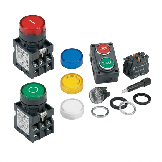 ALLEN-BRADLEY 800E-3DL5 BOTONES PULSADORES BOTONERAS Y ACCESORIOS