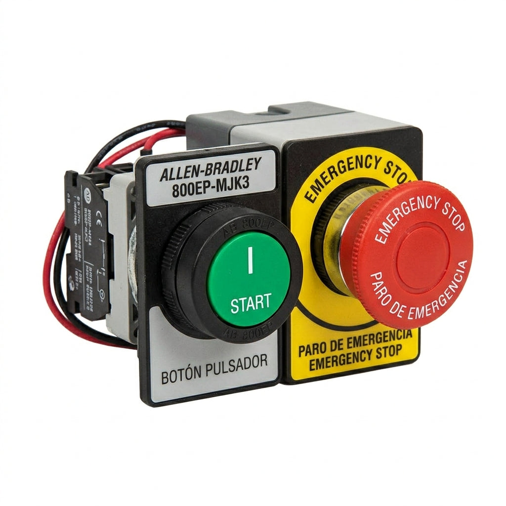 ALLEN-BRADLEY 800EP-MJK3 BOTONES PULSADORES BOTONERAS Y ACCESORIOS