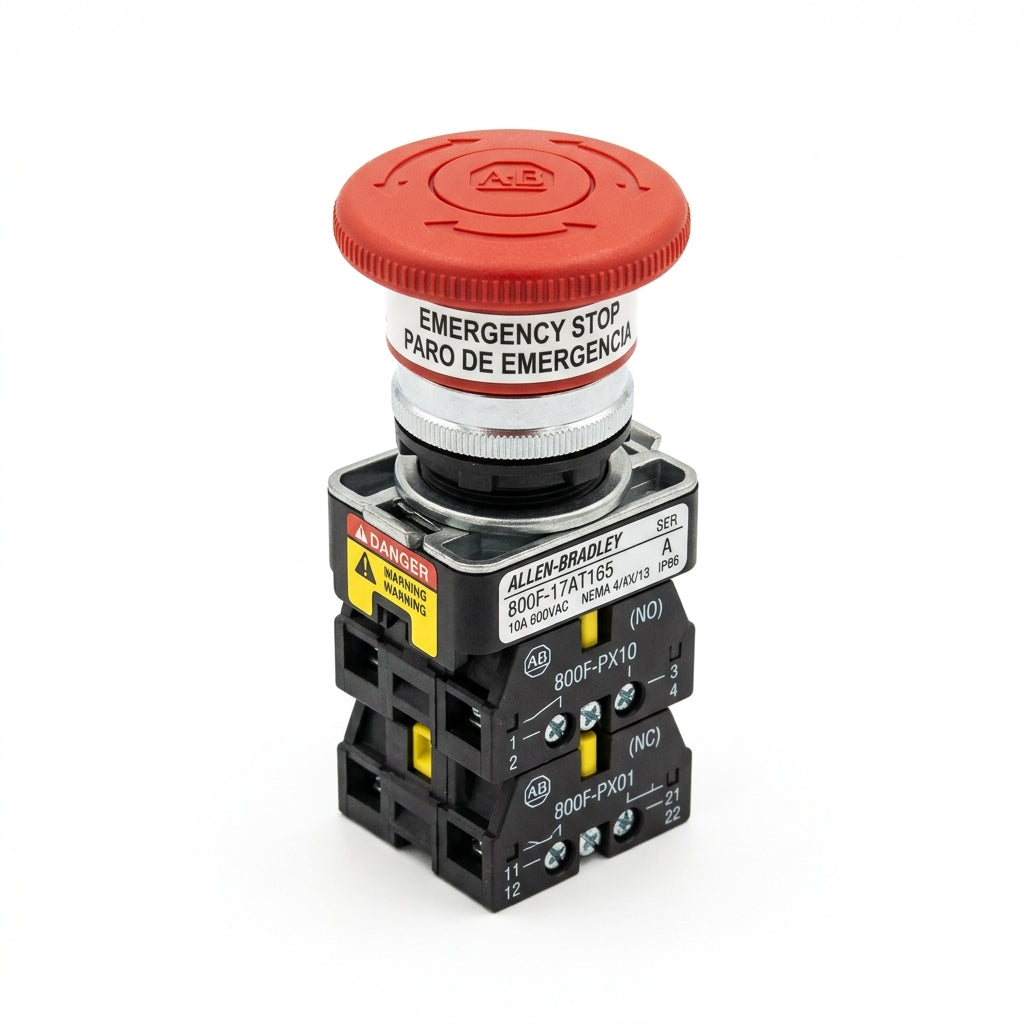 ALLEN-BRADLEY 800F-17AT165 BOTONES PULSADORES BOTONERAS Y ACCESORIOS