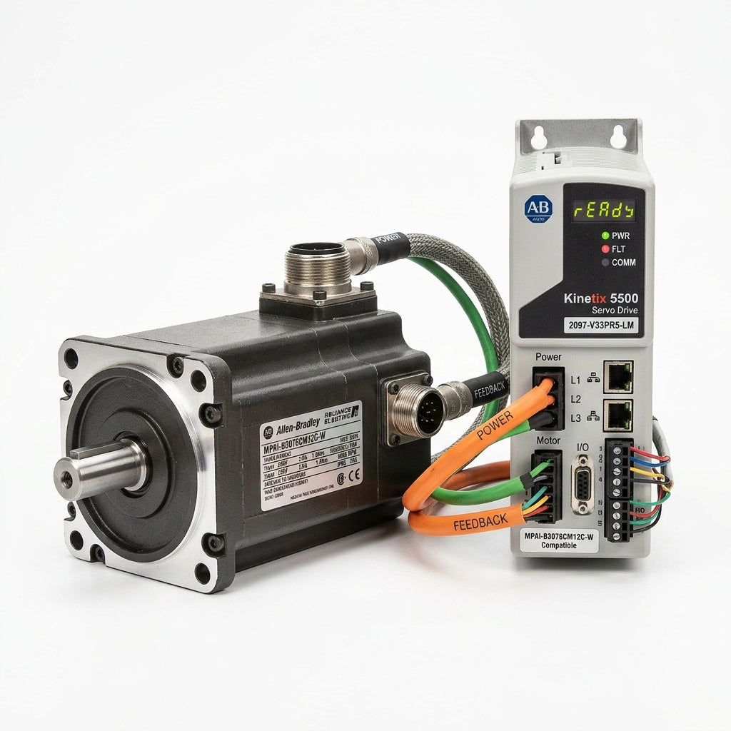 ALLEN-BRADLEY MPAI-B3076CM12C-W SERVOMOTORES Y SERVODRIVES