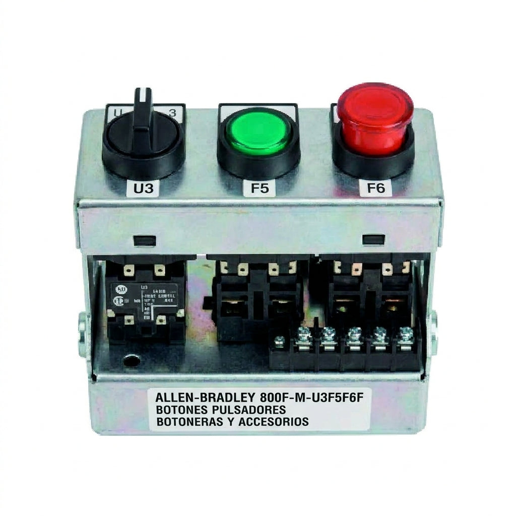 ALLEN-BRADLEY 800F-M-U3F5F6F BOTONES PULSADORES BOTONERAS Y ACCESORIOS